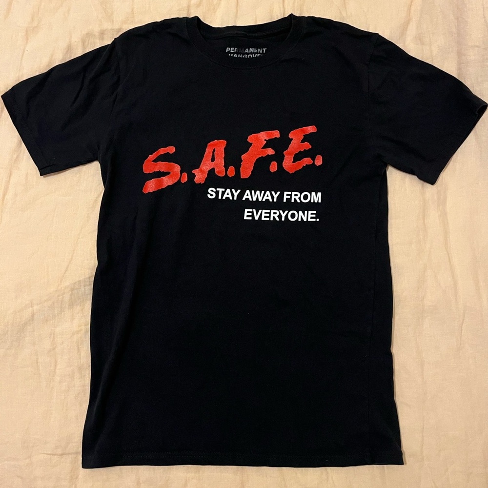 Permanent Hangover S.A.F.E. T-shirt, men’s medium, black